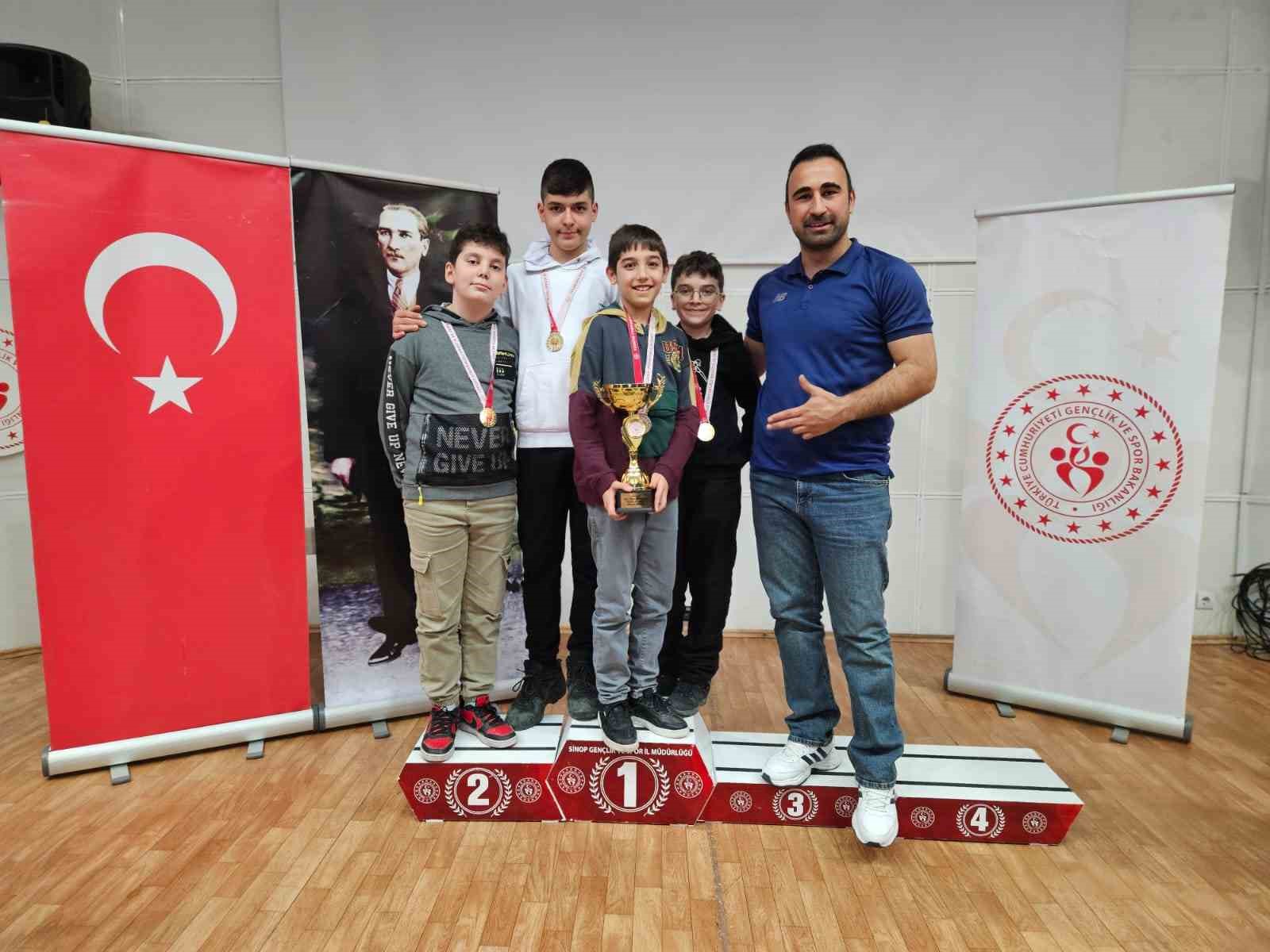 Türkeli, satrançta il şampiyonu oldu
