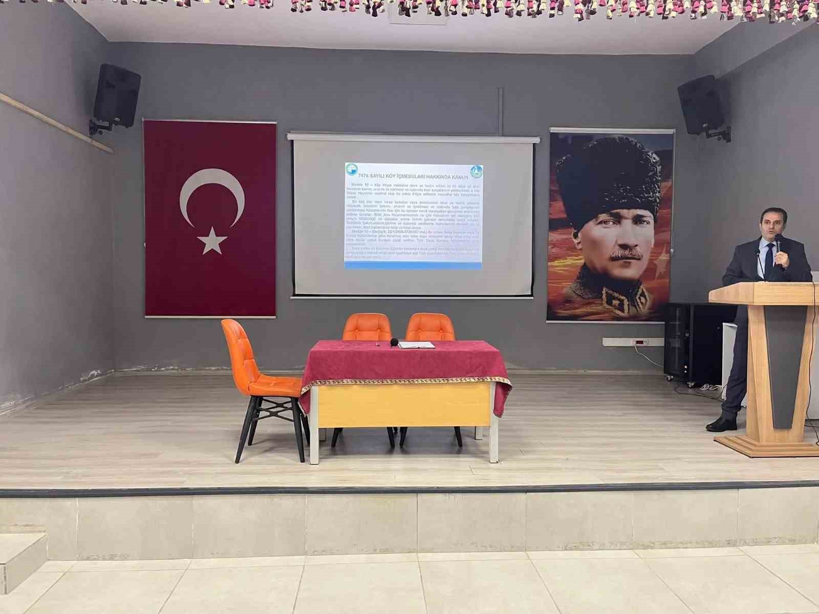 Türkeli’de muhtarlara içme suyu eğitimi
