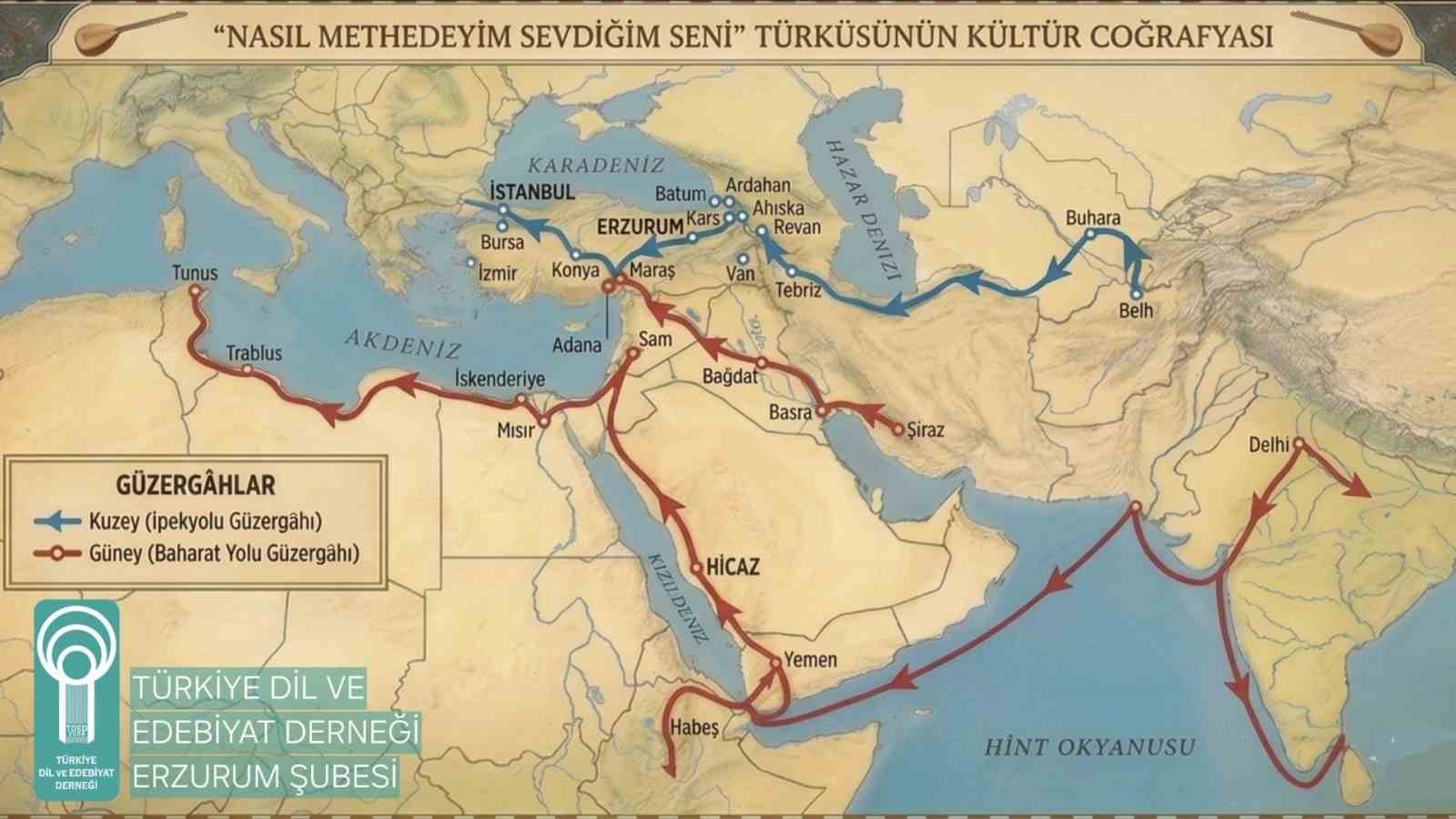 Türkiye Dil Ve Edebiyat Derneği’nden Erzurum’a üç kültür atlası
