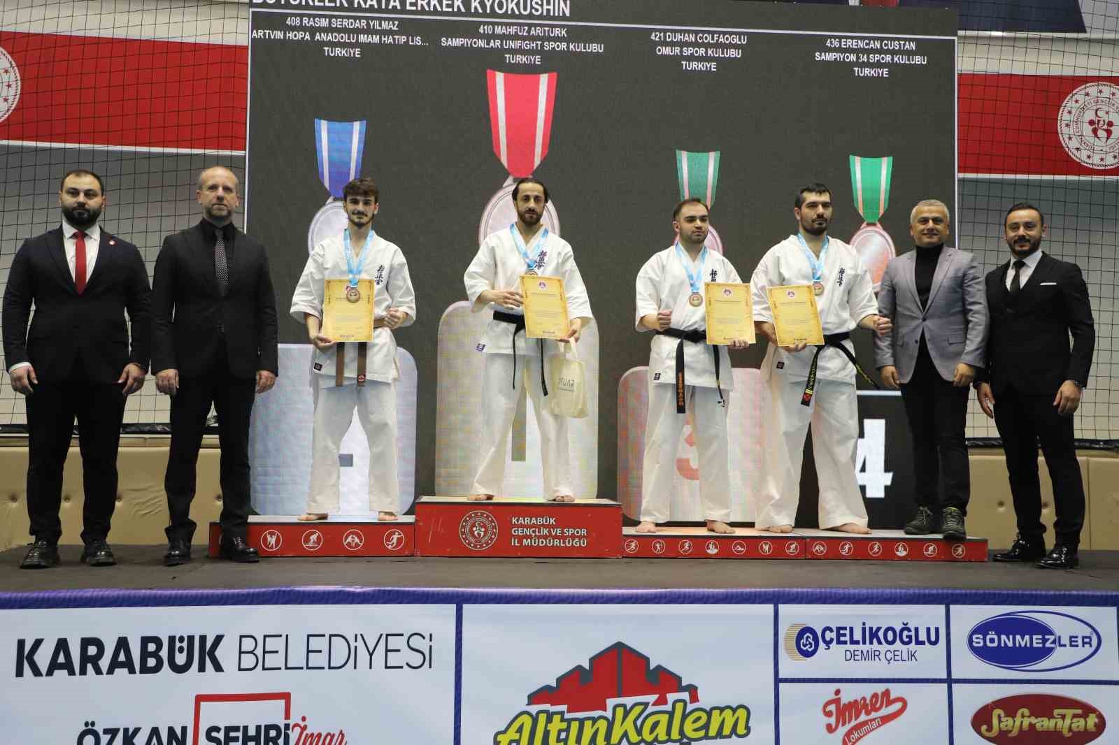 Türkiye Kyokushin Karate Şampiyonası, Karabük’te sona erdi

