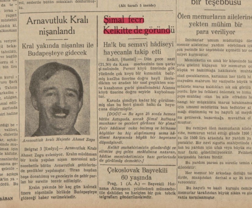 Türkiye’de görülen kuzey ışıkları ilk kez kitaplaştırıldı
