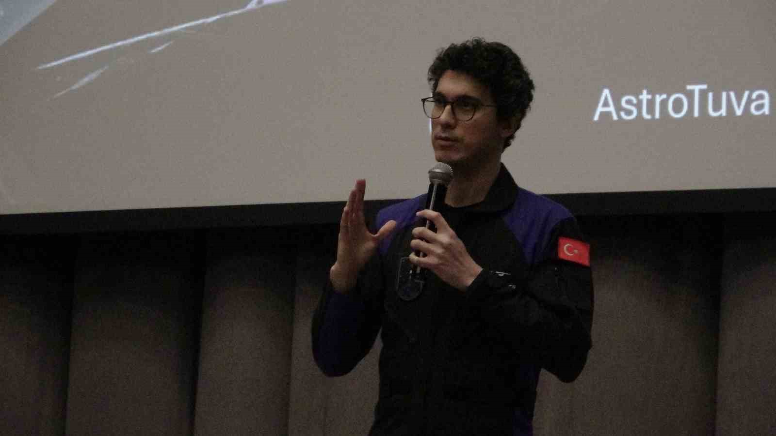 Türkiye’nin ikinci Milli Astronotu Tuva Cihangir Atasever Isparta’da öğrencilerle buluştu
