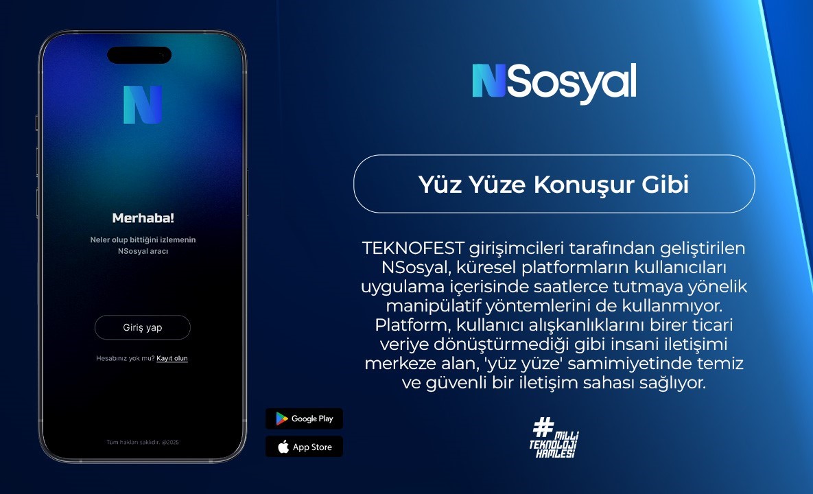 Türkiye’nin yeni nesil sosyal medya platformu NSosyal 1,7 milyon kullanıcıyı aştı
