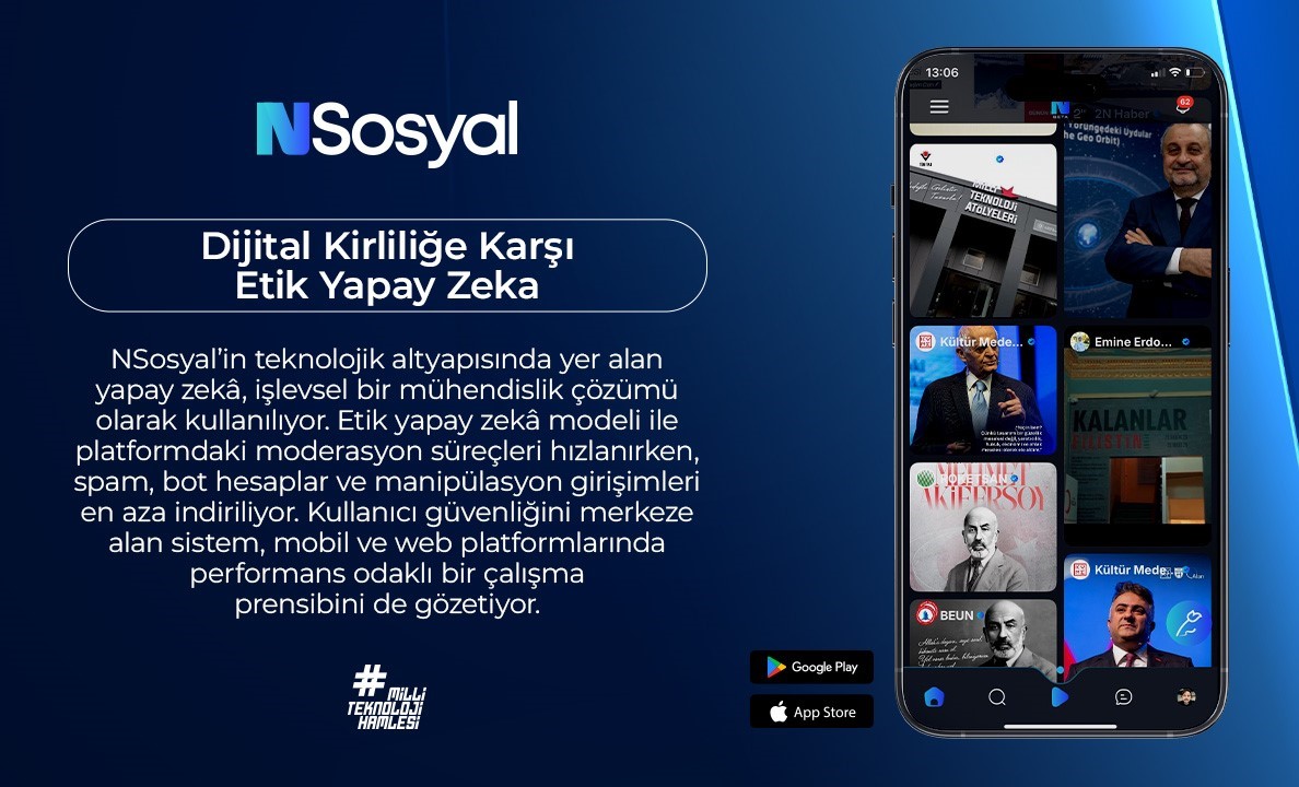 Türkiye’nin yeni nesil sosyal medya platformu NSosyal 1,7 milyon kullanıcıyı aştı
