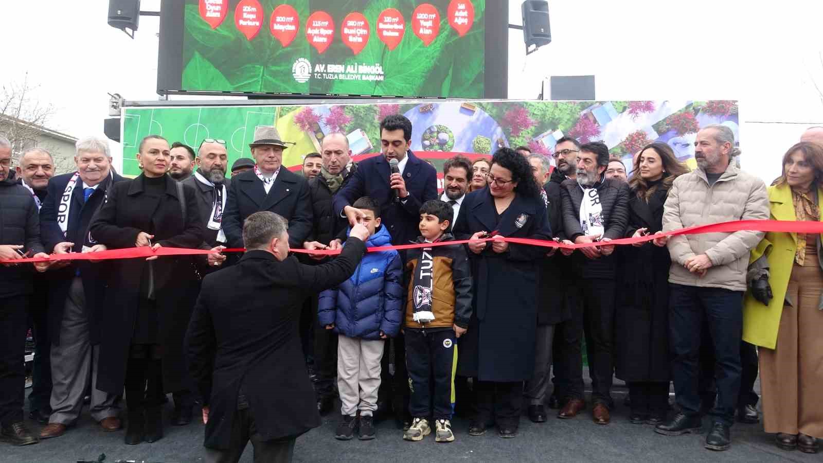 Tuzla’da Muhammet Tekin Ağırman Parkı hizmete açıldı

