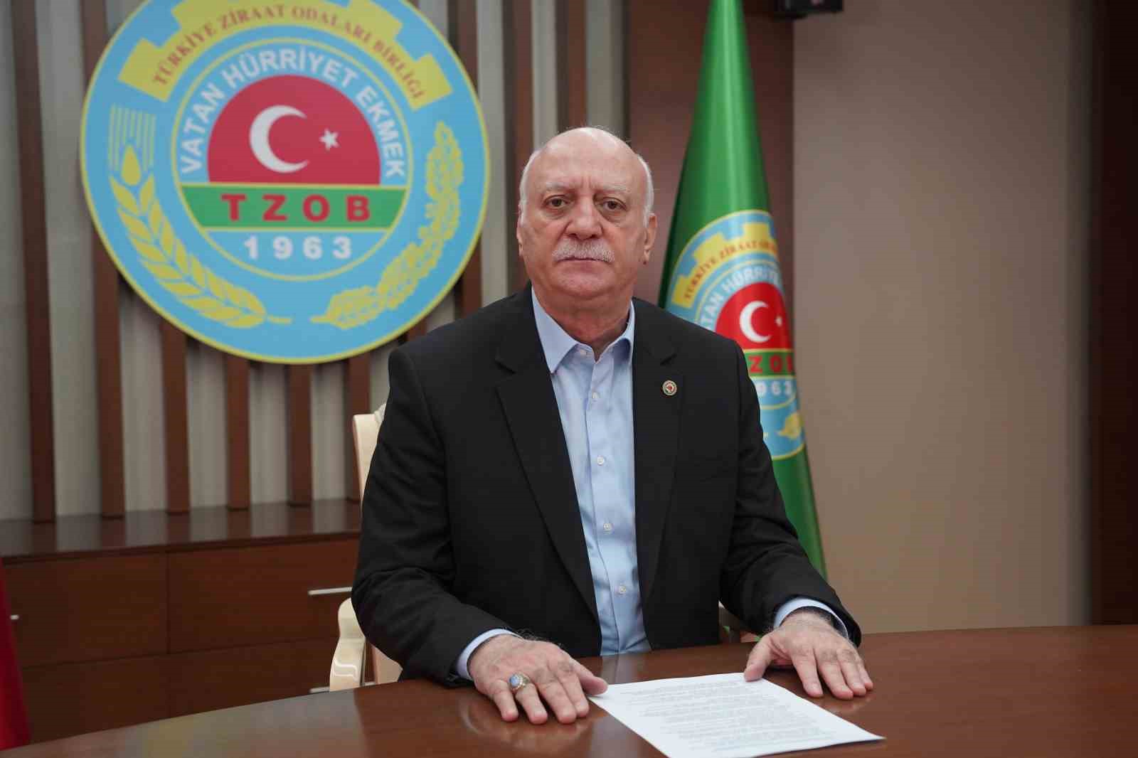 TZOB Genel Başkanı Bayraktar: "Kuraklıktan zarar gören üreticilerimizin de zararları karşılanmalıdır"
