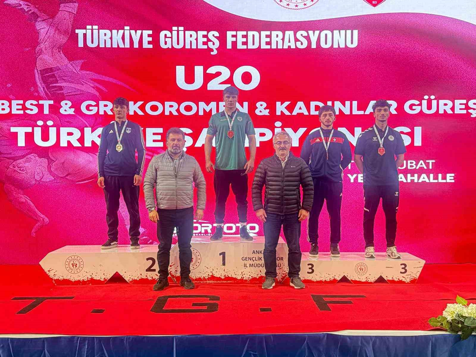 U20 Grekoromen Güreş Türkiye Şampiyonası’nda ikinci gün tamamlandı
