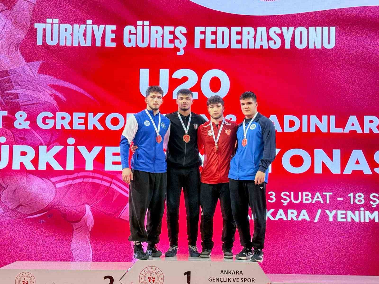 U20 Serbest Güreş Türkiye Şampiyonası sona erdi
