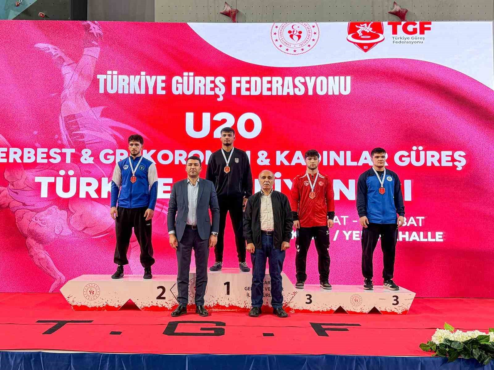 U20 Serbest Güreş Türkiye Şampiyonası sona erdi

