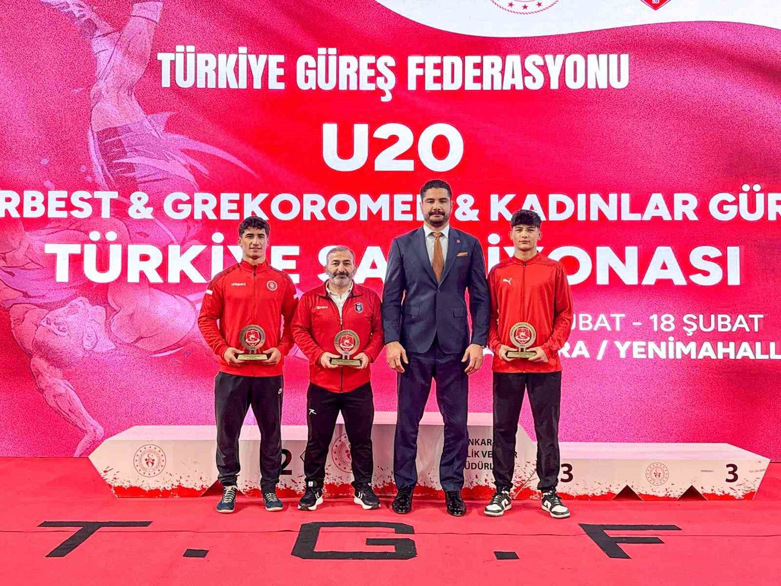 U20 Serbest Güreş Türkiye Şampiyonası sona erdi
