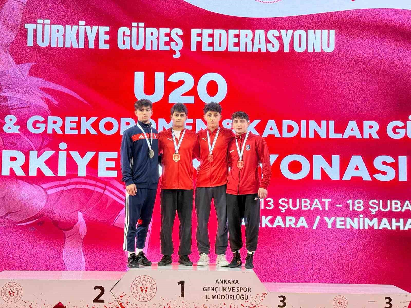 U20 Serbest Güreş Türkiye Şampiyonası sona erdi
