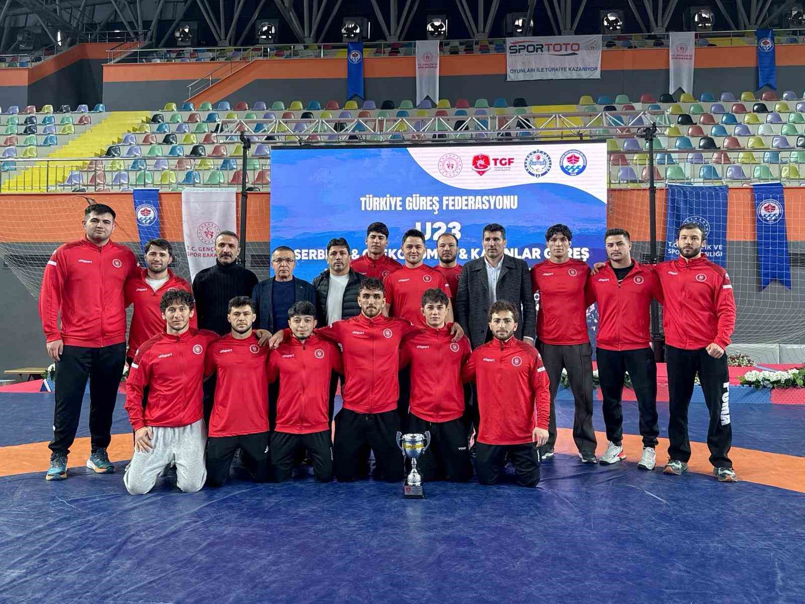 U23 Grekoromen Güreş Türkiye Şampiyonası sona erdi
