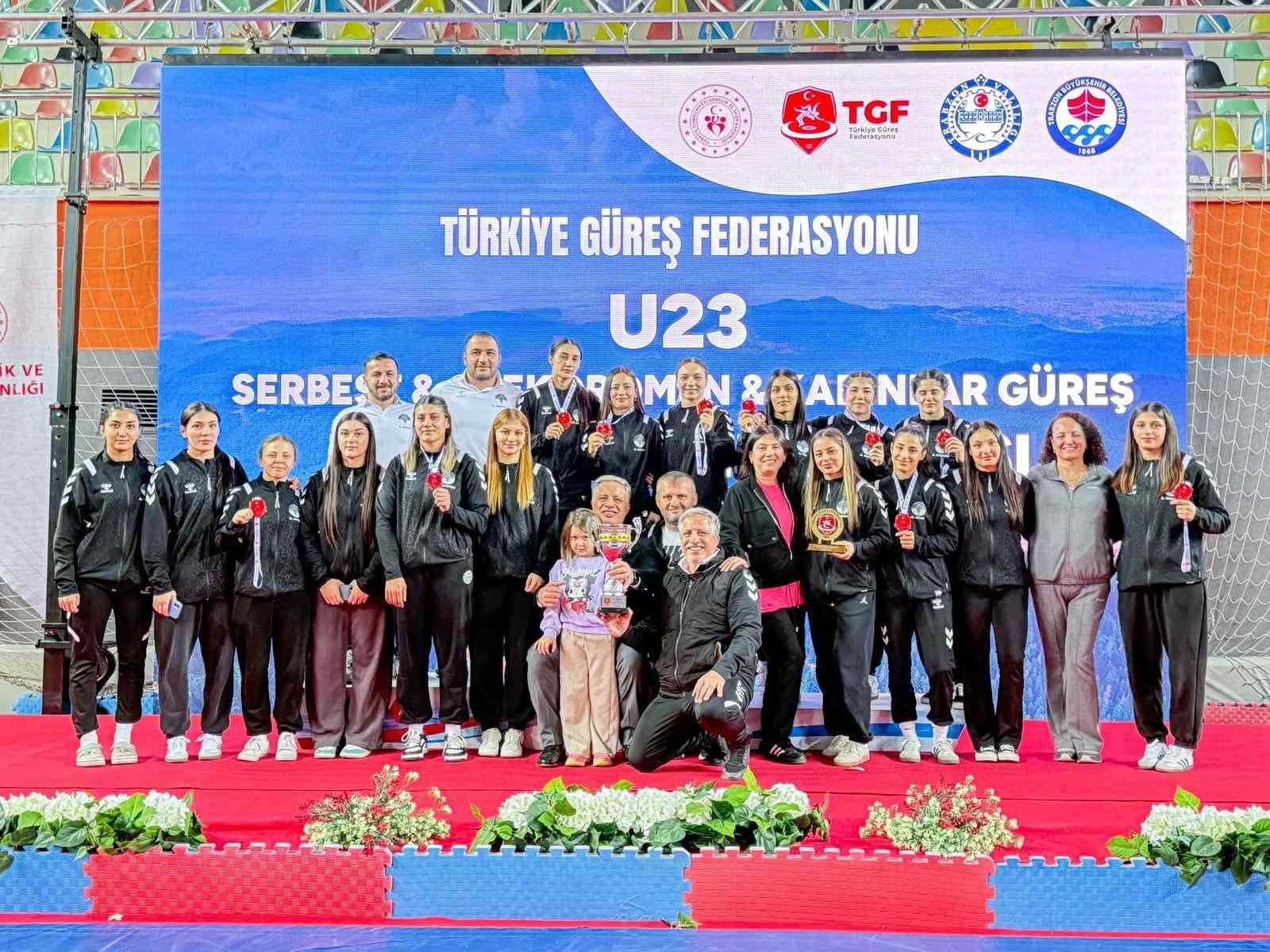 U23 Türkiye Kadınlar Güreş Şampiyonası sona erdi
