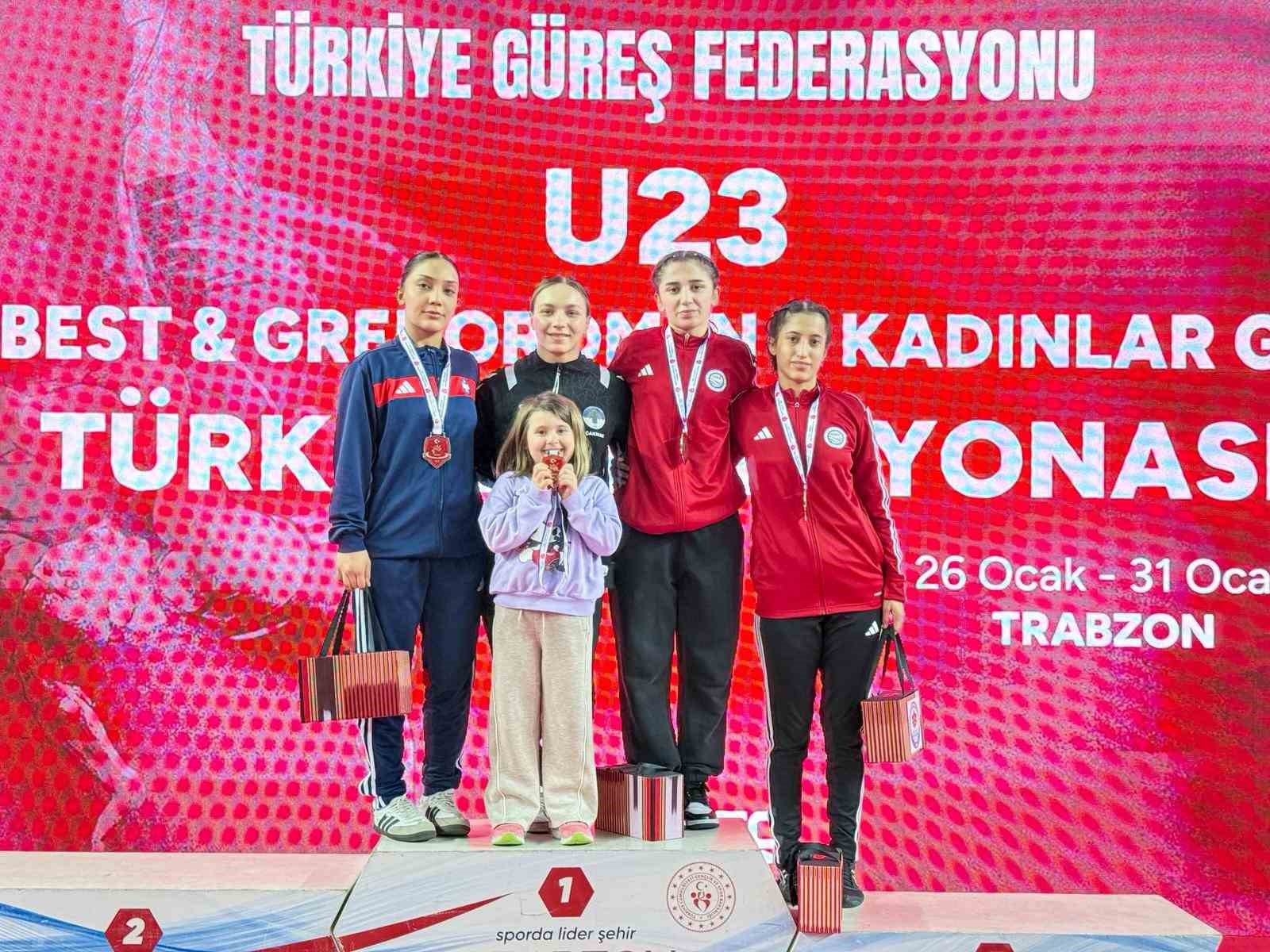 U23 Türkiye Kadınlar Güreş Şampiyonası sona erdi
