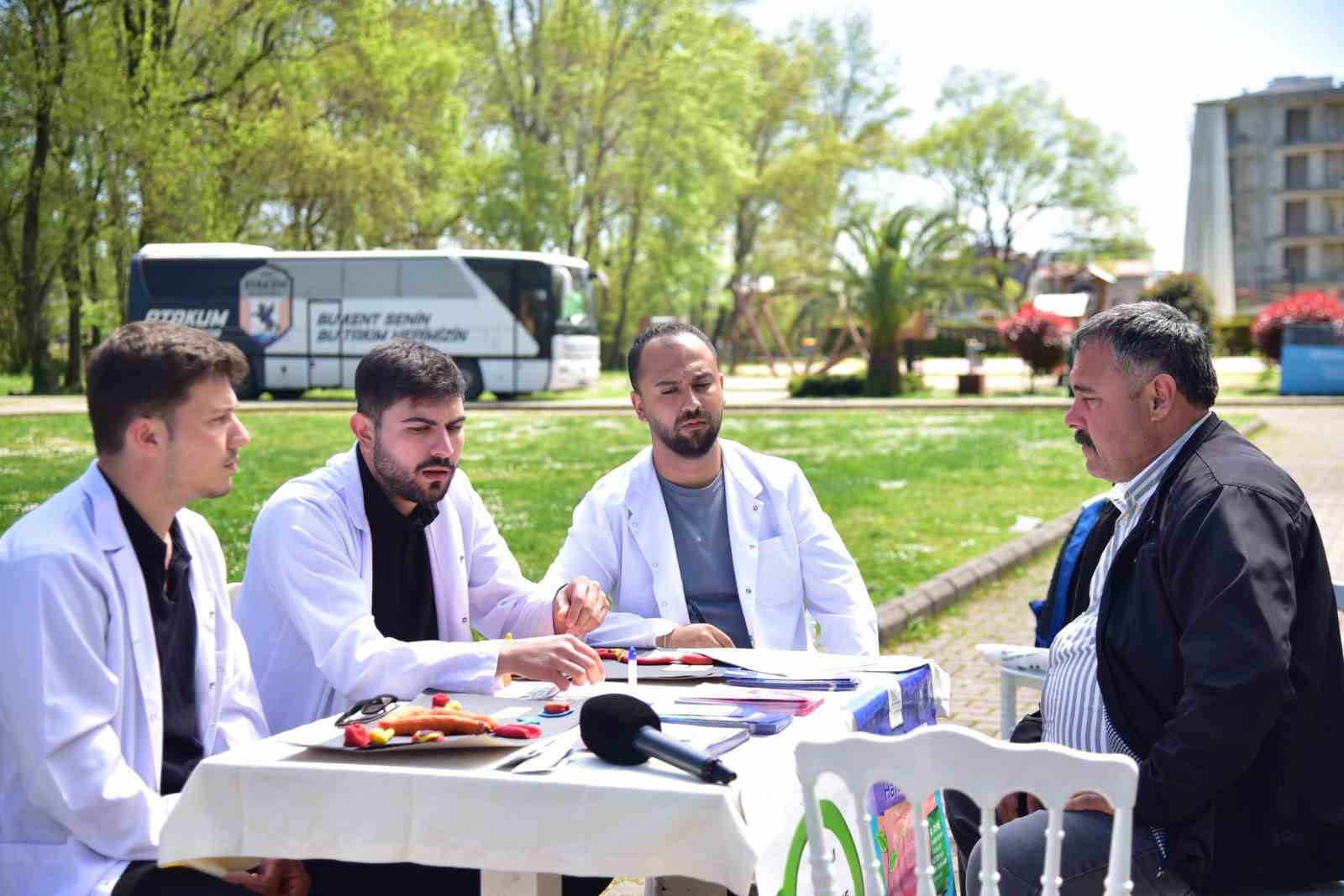 Ücretsiz sağlık tarama hizmeti Çakırlar Korusu’nda vatandaşlarla buluştu
