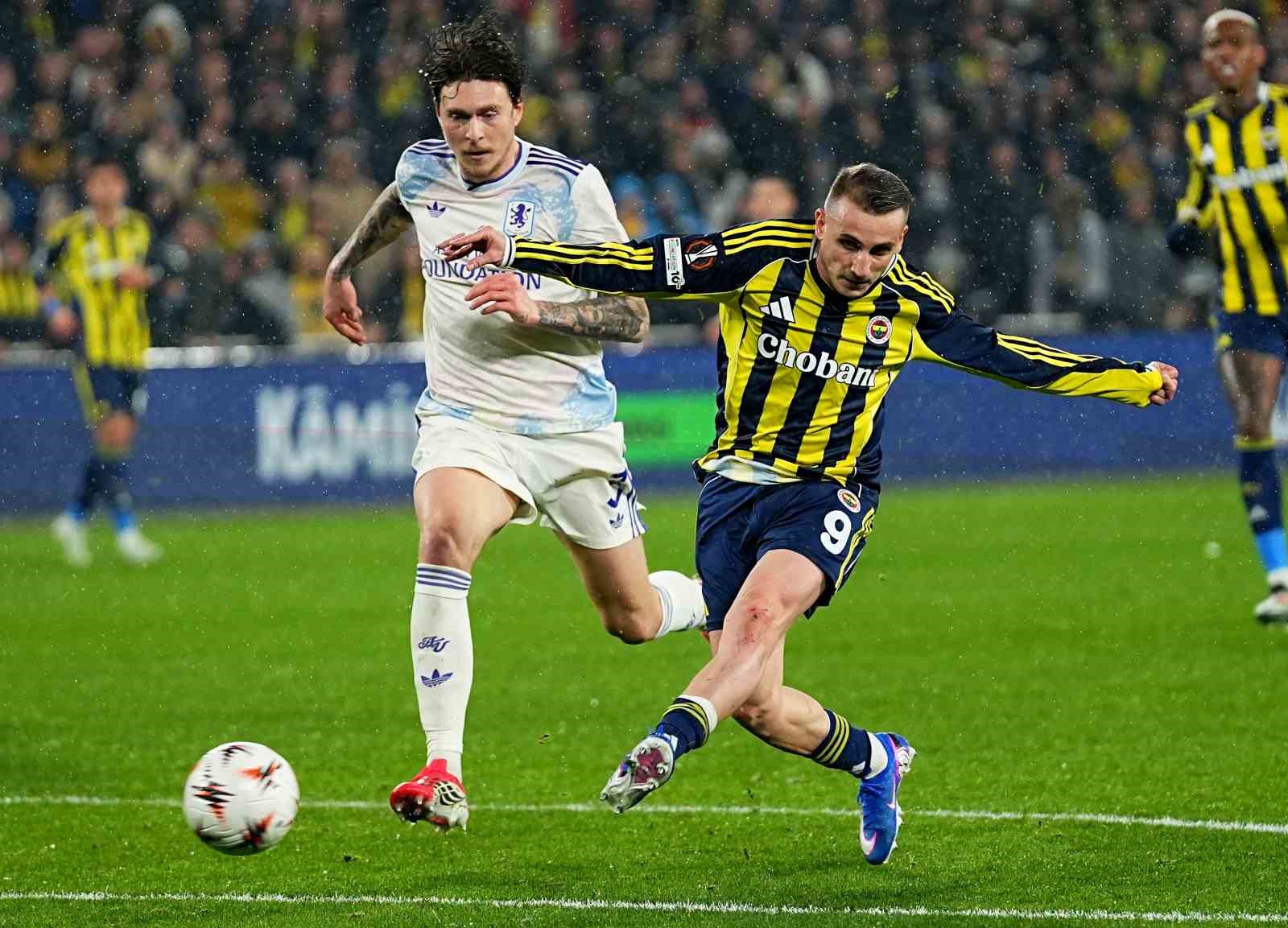 UEFA Avrupa Ligi: Fenerbahçe: 0 - Aston Villa: 1 (Maç sonucu)
