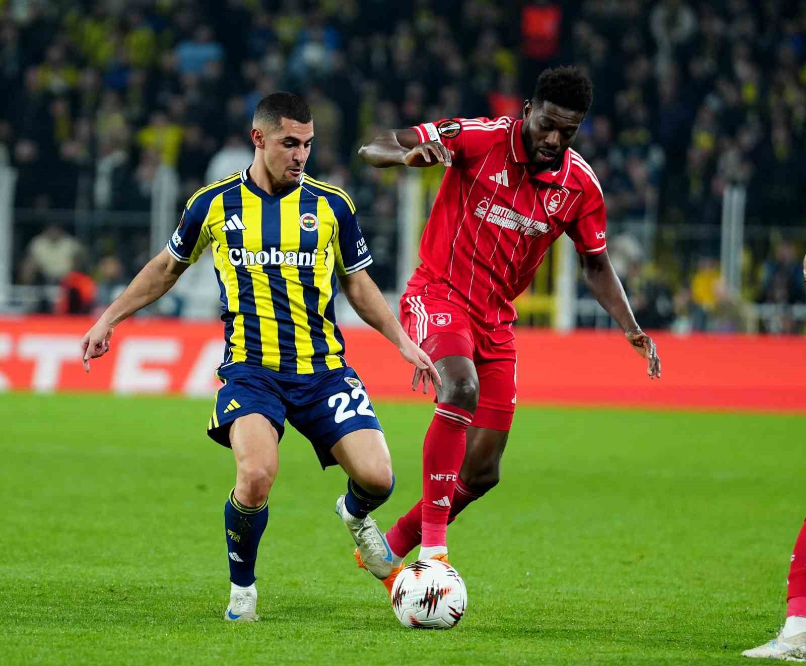UEFA Avrupa Ligi: Fenerbahçe: 0 - Nottingham Forest: 3 (Maç sonucu)
