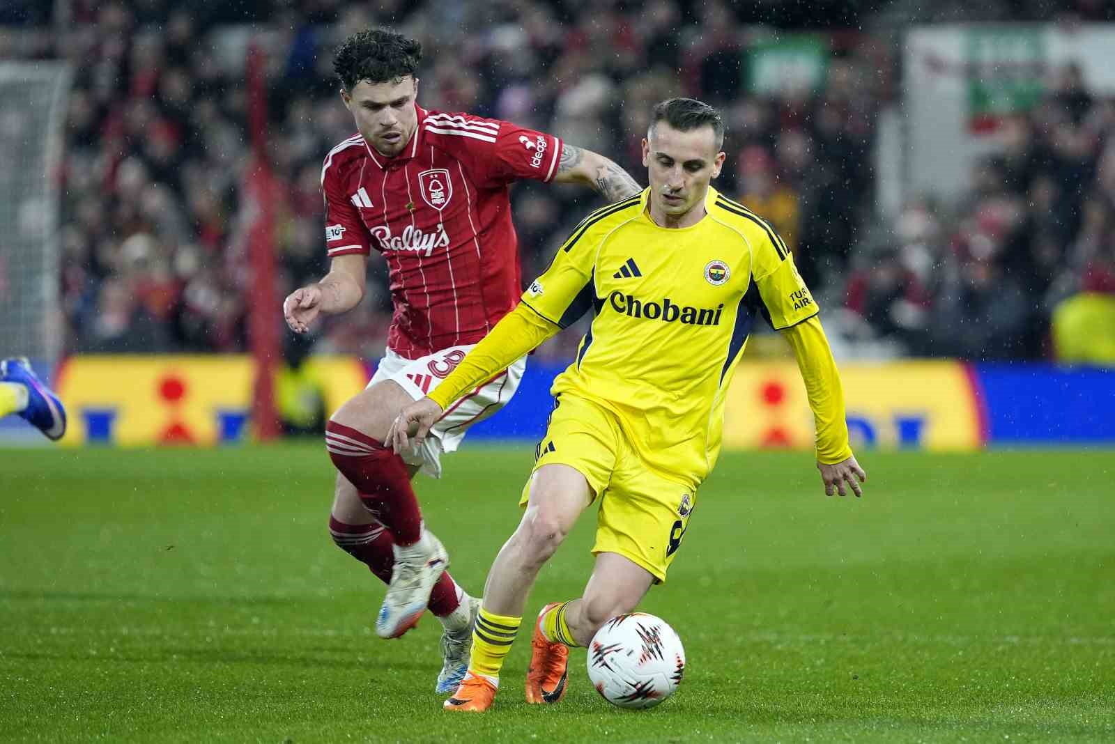 UEFA Avrupa Ligi: Nottingham Forest: 0 - Fenerbahçe: 1 (İlk yarı)
