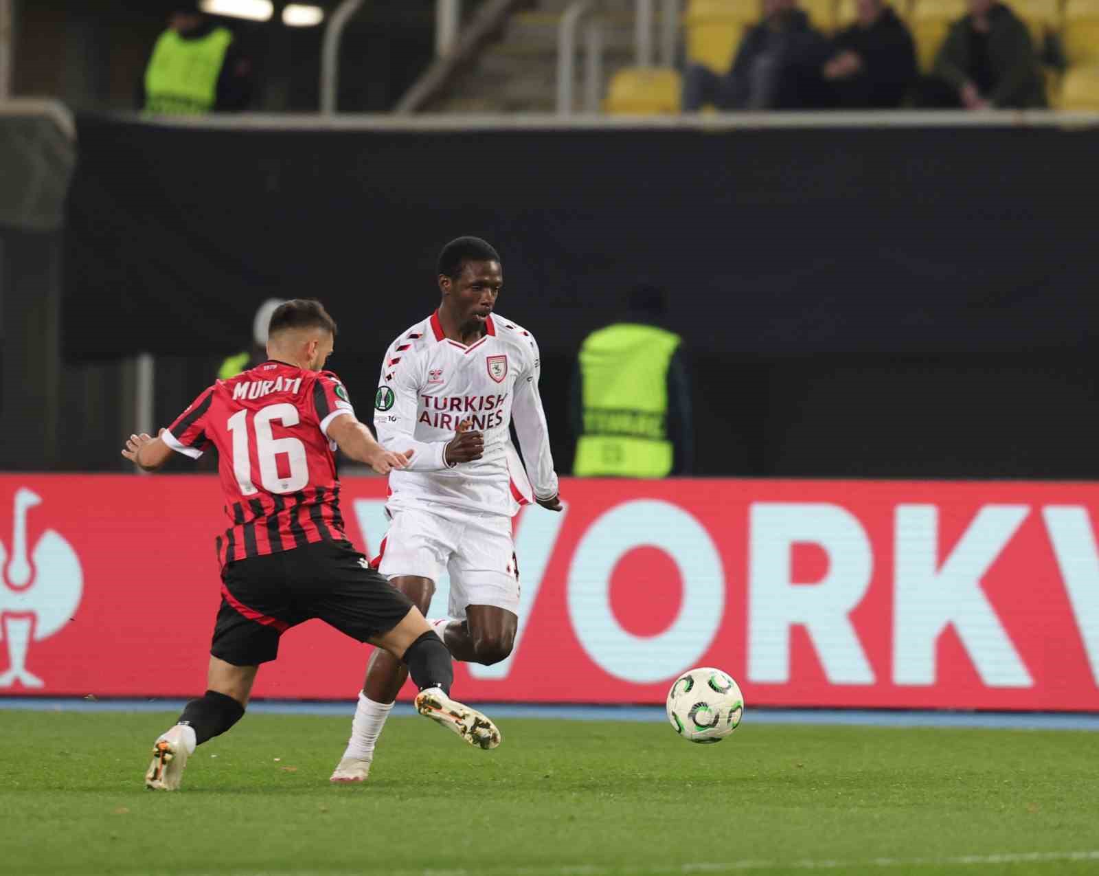 UEFA Konferans Ligi: KF Shkendija: 0 - Samsunspor: 0 (Maç devam ediyor)
