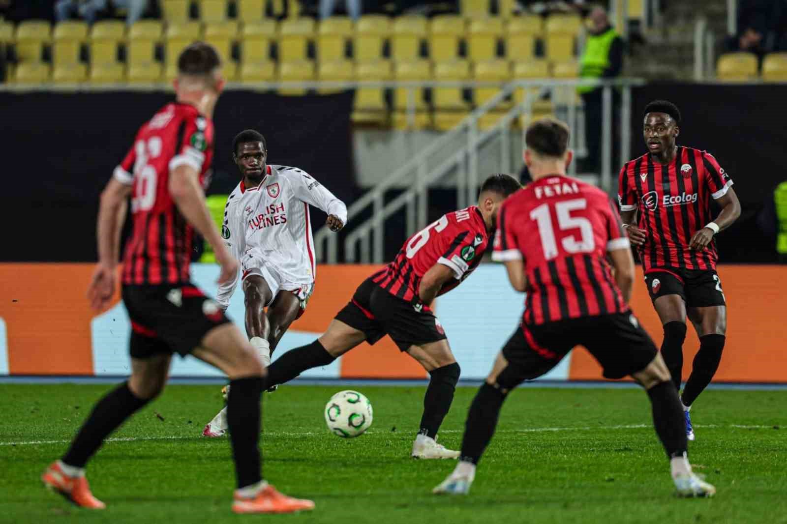 UEFA Konferans Ligi: KF Shkendija: 0 - Samsunspor: 1 (Maç sonucu)
UEFA Konferans Ligi: KF Shkendija: 0 - Samsunspor: 1 (Maç sonucu)