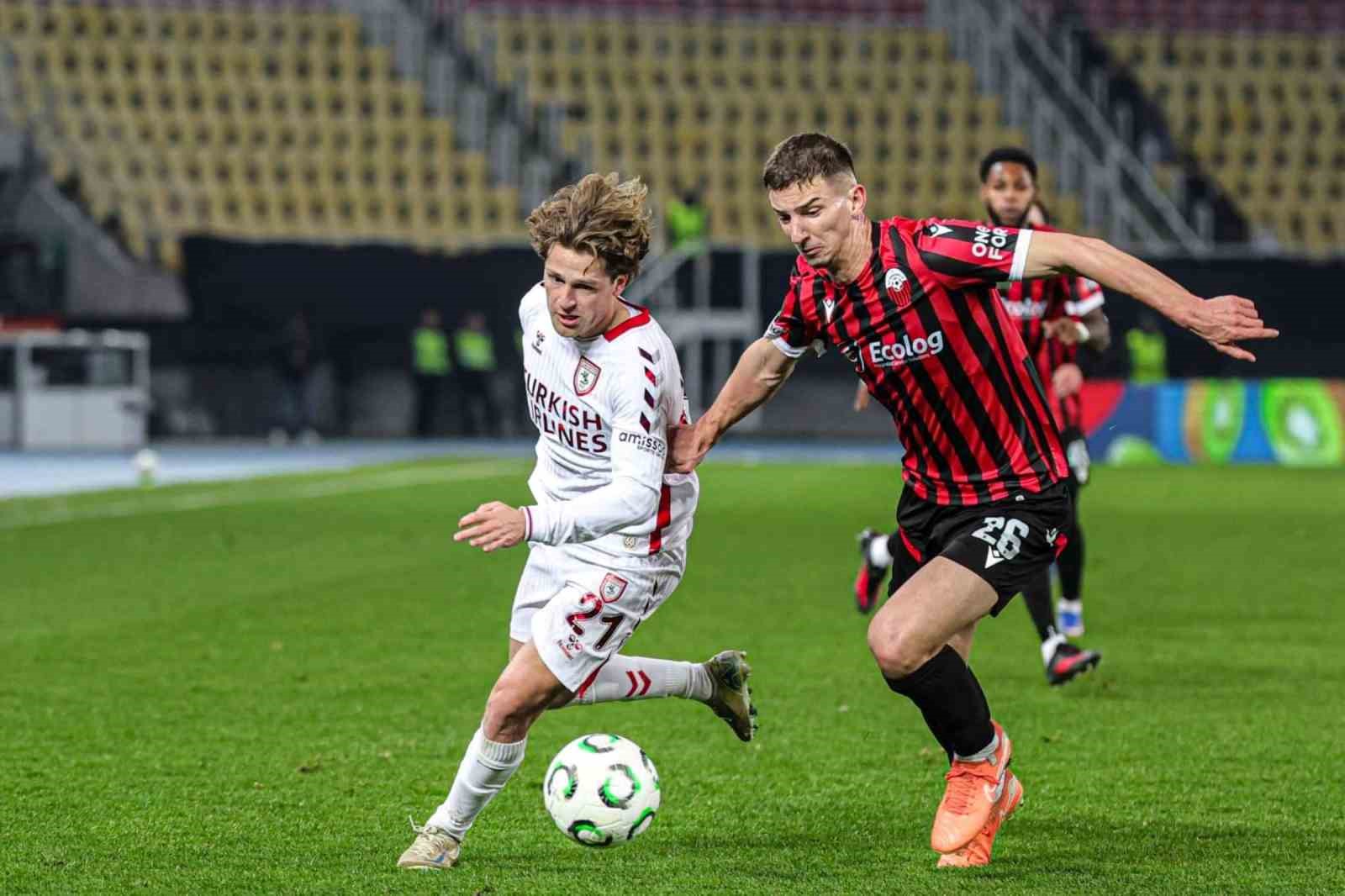UEFA Konferans Ligi: KF Shkendija: 0 - Samsunspor: 1 (Maç sonucu)
UEFA Konferans Ligi: KF Shkendija: 0 - Samsunspor: 1 (Maç sonucu)