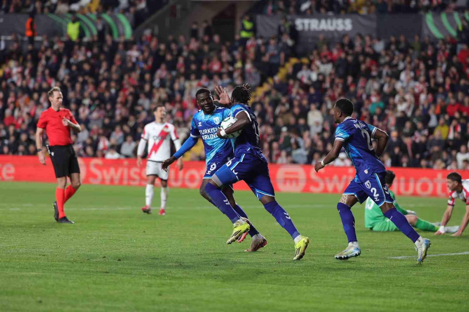 UEFA Konferans Ligi: Rayo Vallecano: 0 - Samsunspor: 1 (Maç sonucu)
