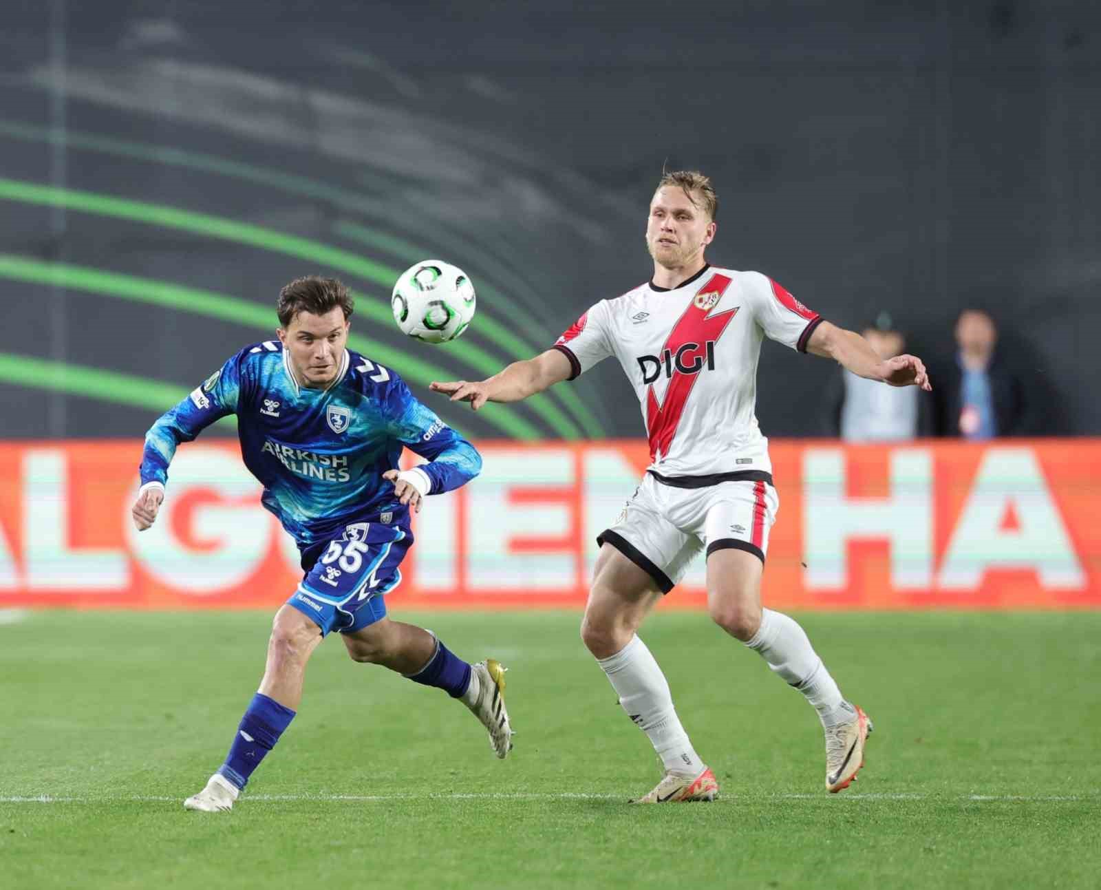 UEFA Konferans Ligi: Rayo Vallecano: 0 - Samsunspor: 1 (Maç sonucu)
