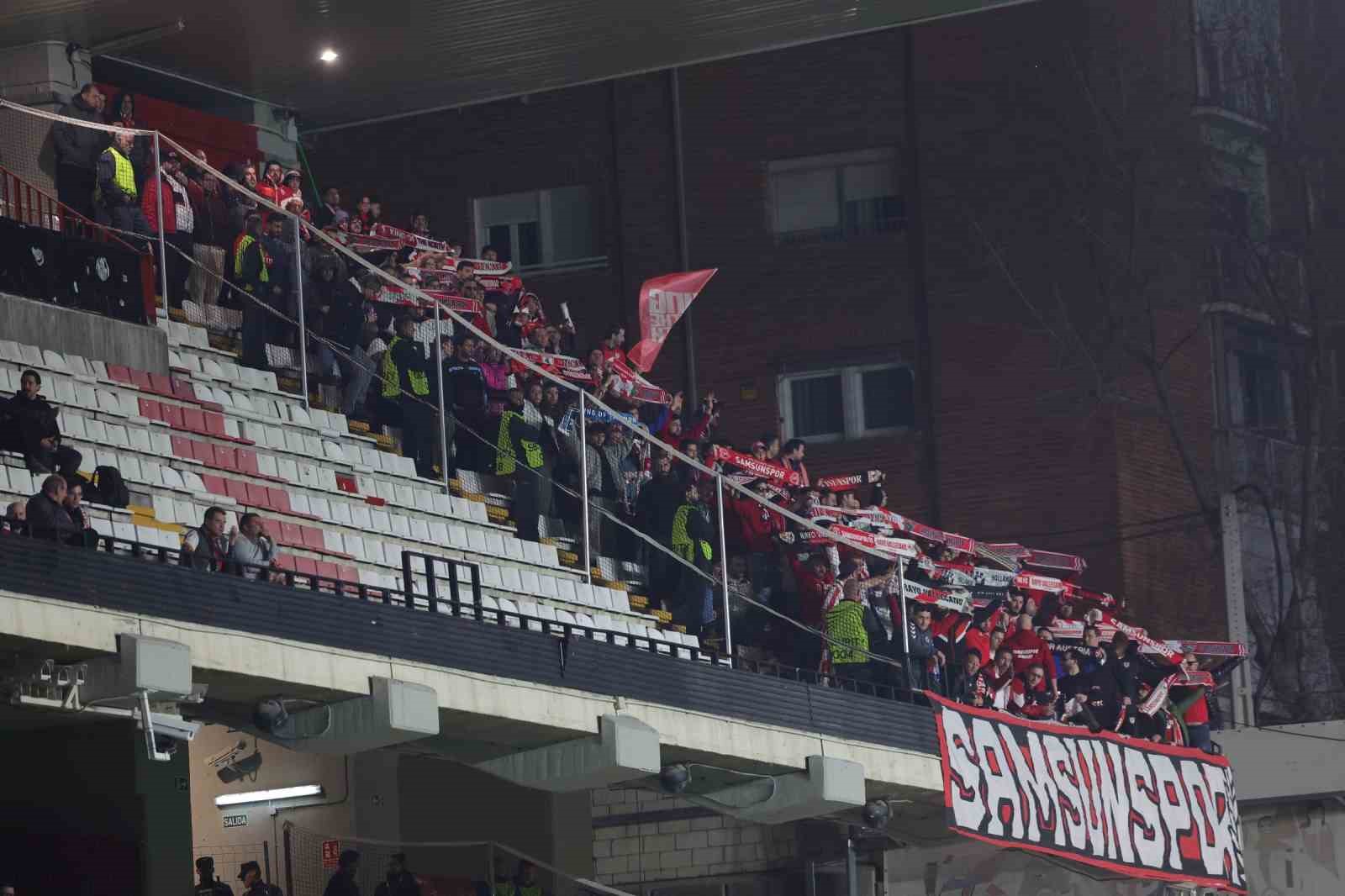 UEFA Konferans Ligi: Rayo Vallecano: 0 - Samsunspor: 1 (Maç sonucu)
