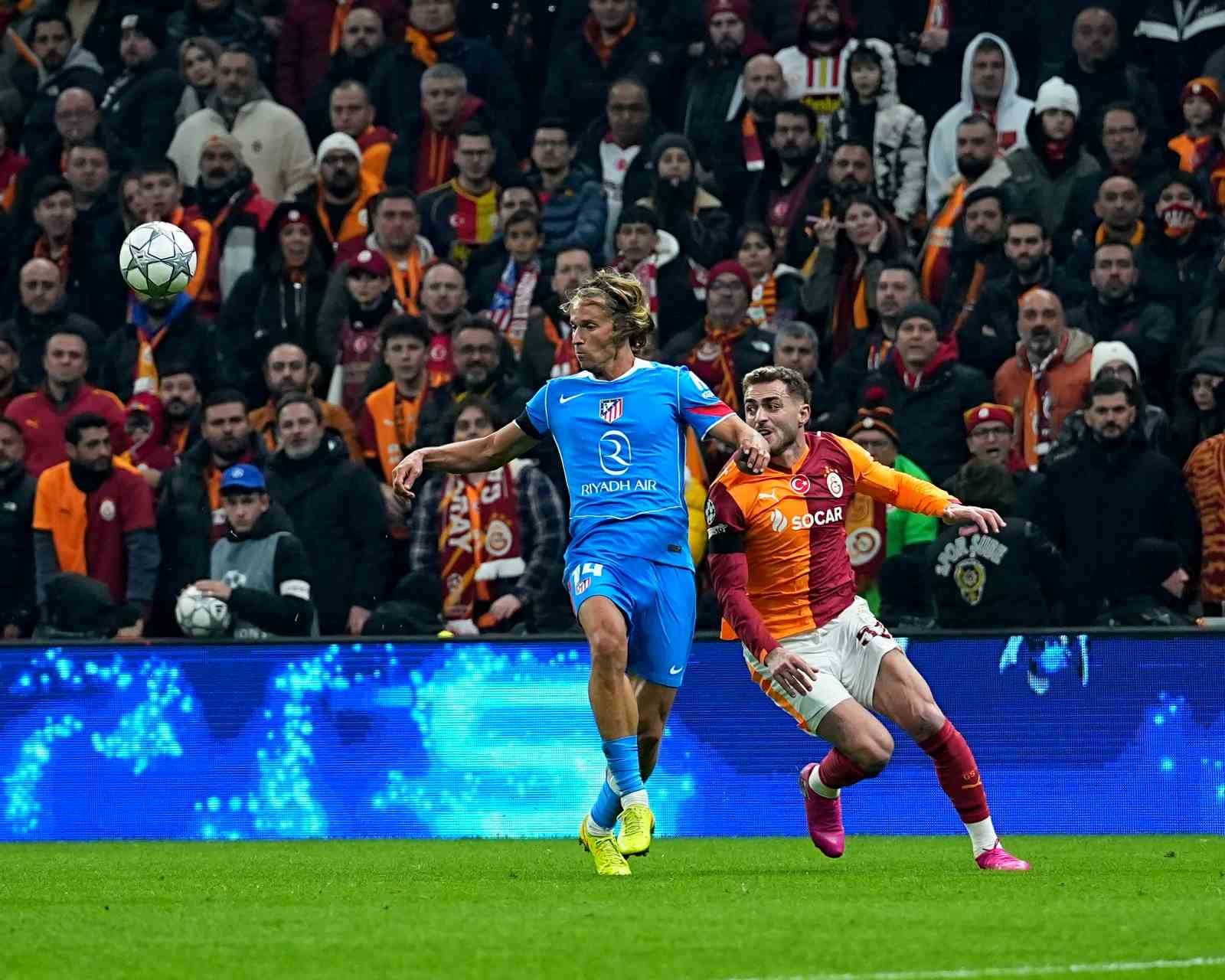 UEFA Şampiyonlar Ligi: Galatasaray: 1 - Atletico Madrid: 1 (İlk yarı)
