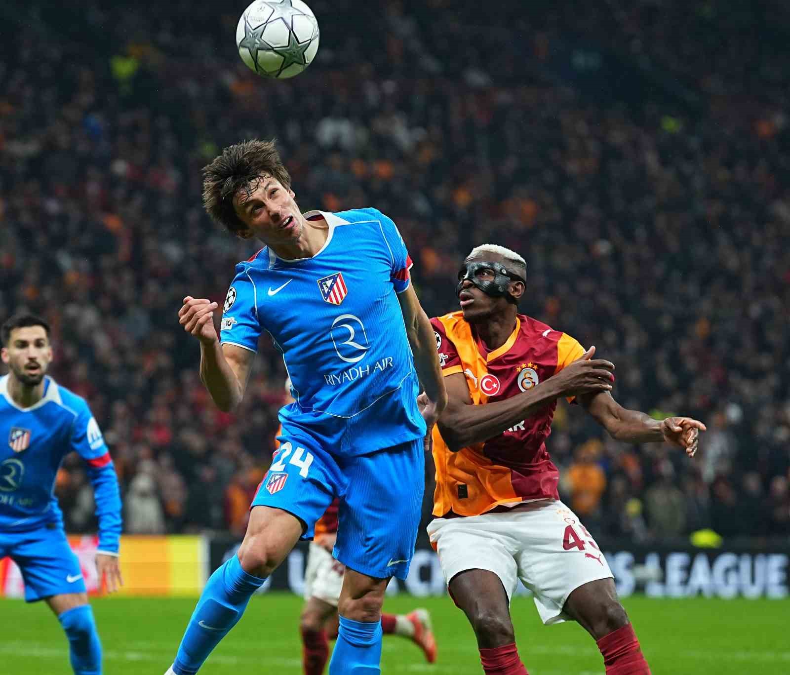 UEFA Şampiyonlar Ligi: Galatasaray: 1 - Atletico Madrid: 1 (Maç sonucu)
