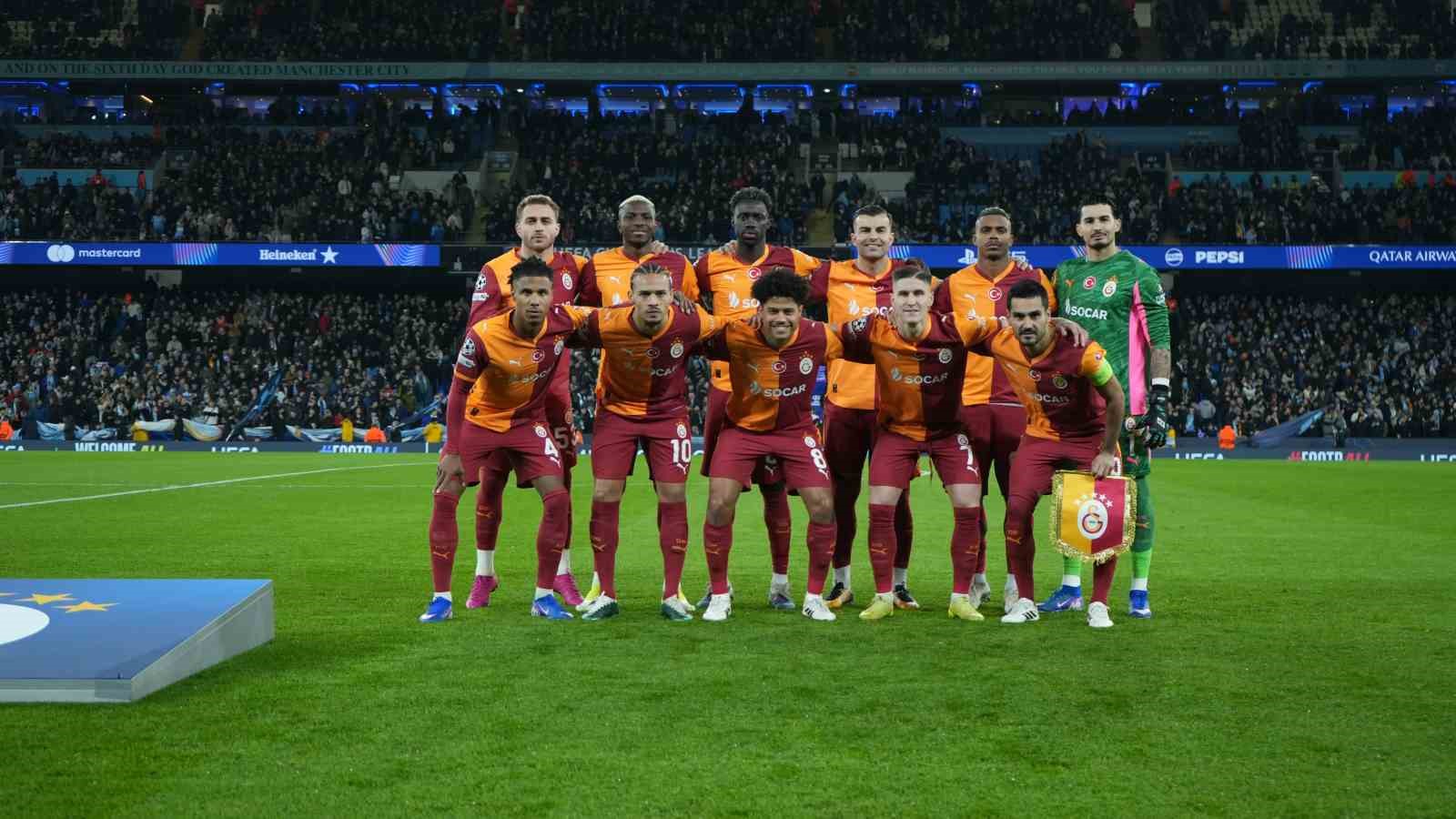UEFA Şampiyonlar Ligi: Manchester City: 2 - Galatasaray: 0 (İlk yarı)

