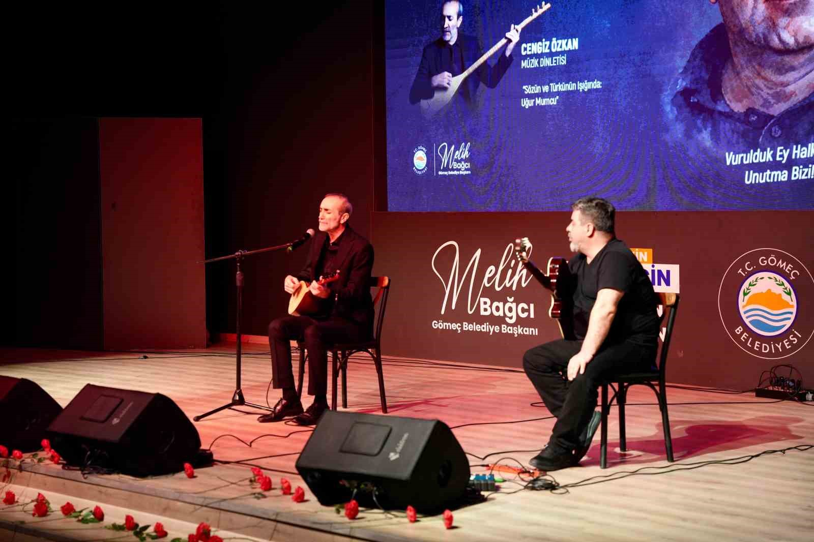 Uğur Mumcu Gömeç’te anıldı
