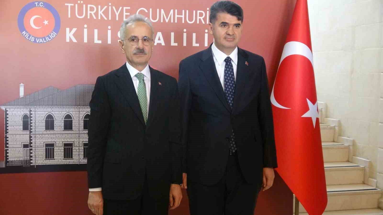 Ulaştırma ve Altyapı Bakanı Abdulkadir Uraloğlu Kilis’te
