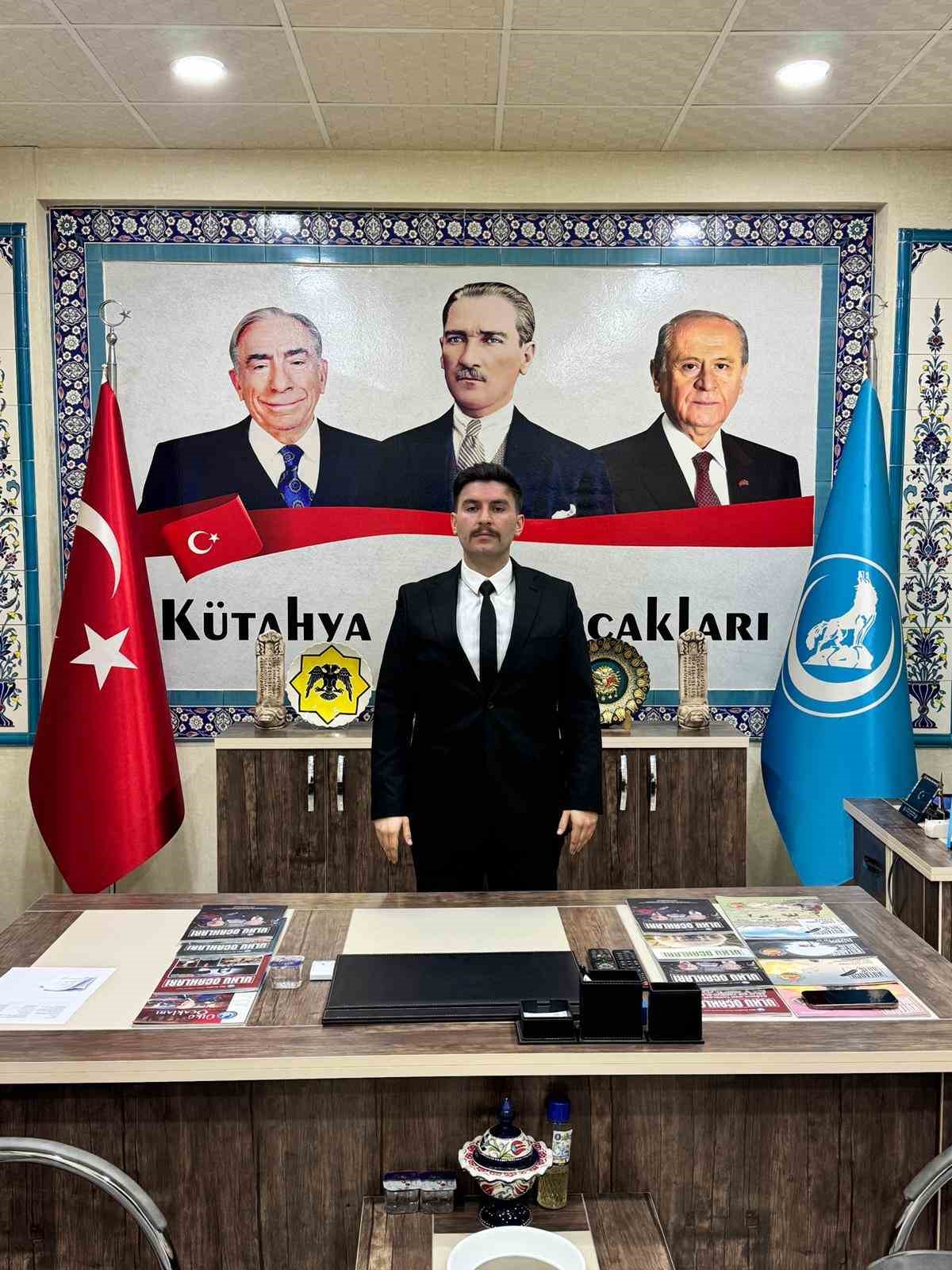 Ülkü Ocakları Kütahya İl Başkanı Veli Özdemir oldu
