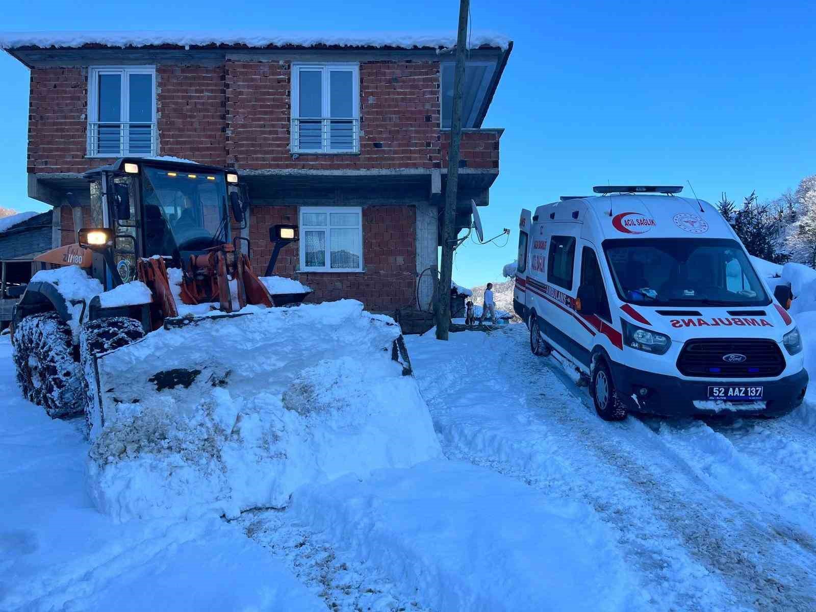 Ulubey’de yollar açık
