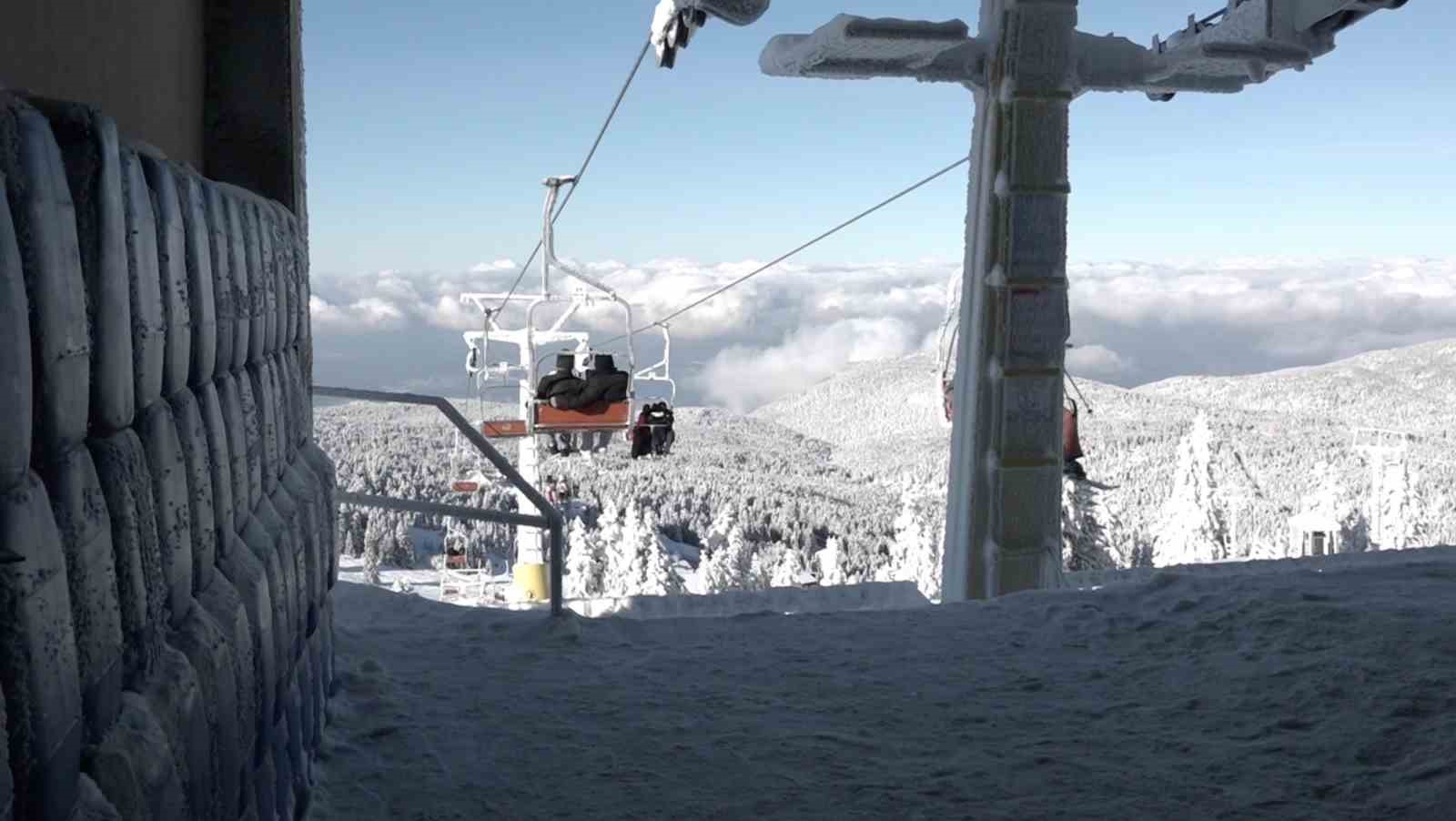 Uludağ rengarenk, sömestr cümbüşü yaşanıyor..
