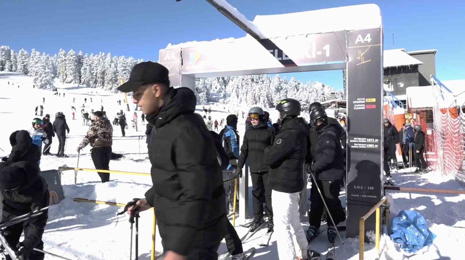 Uludağ’da sömestr hareketliliği zirveye çıktı
