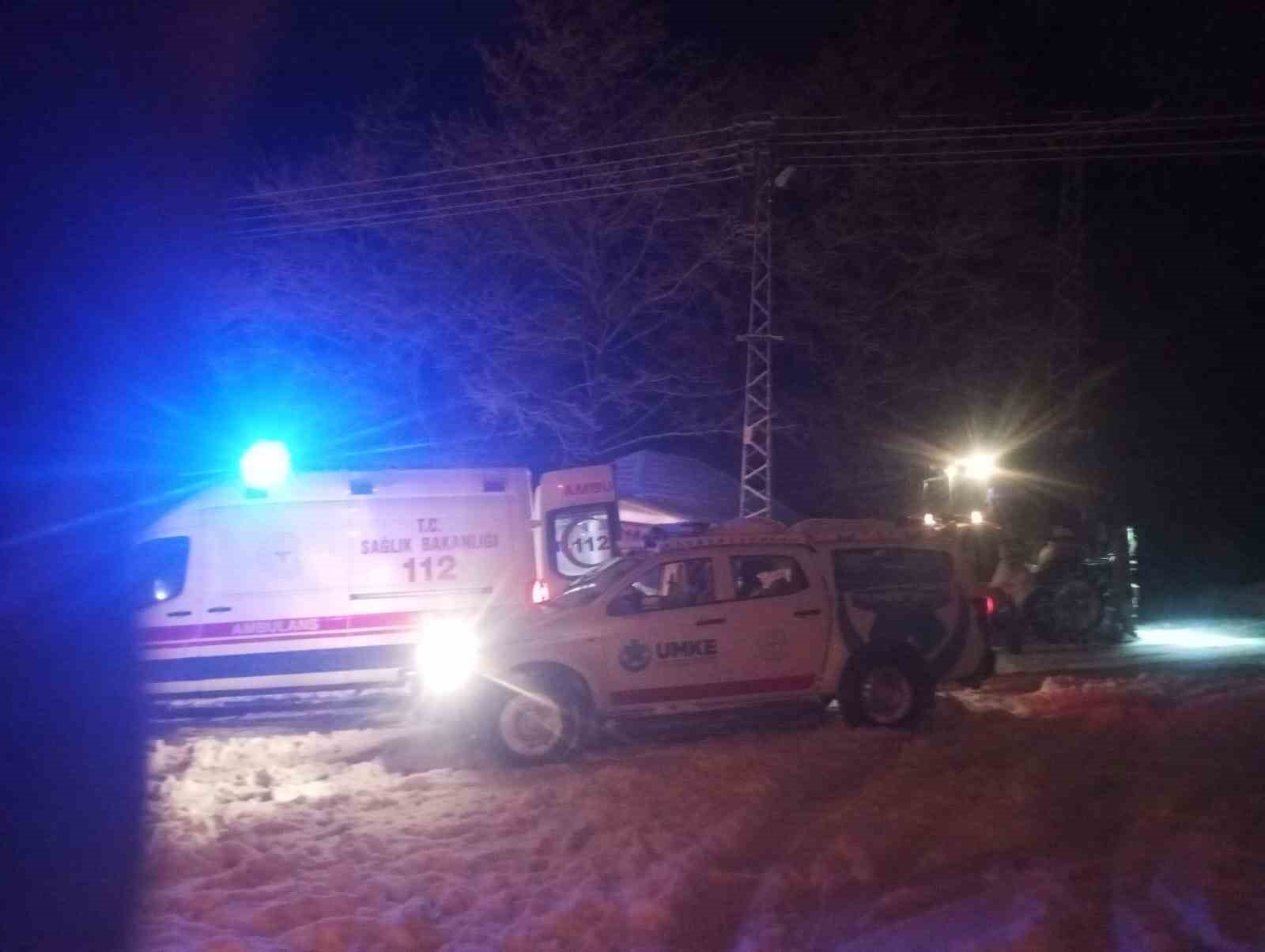 UMKE ekipleri yatalak hastaya 4 saatte ulaşabildi
