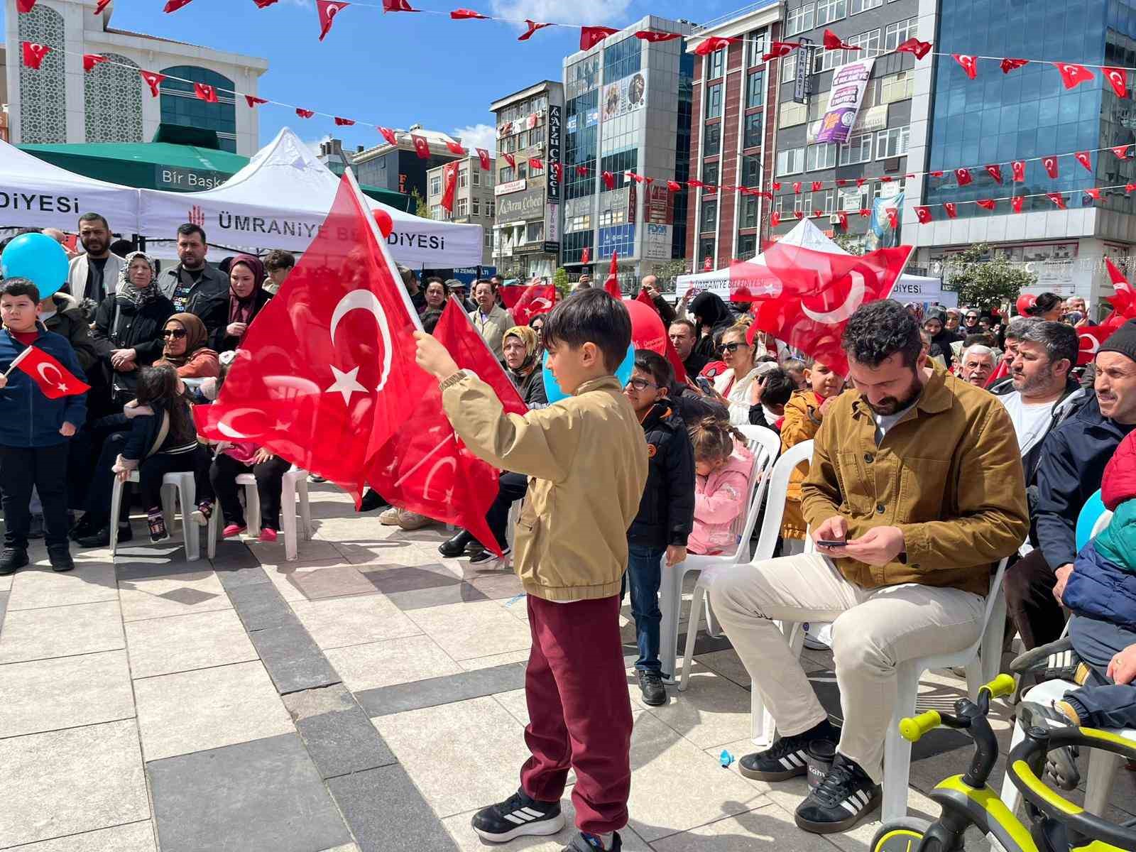 Ümraniye’de 23 Nisan coşkusu yaşandı
