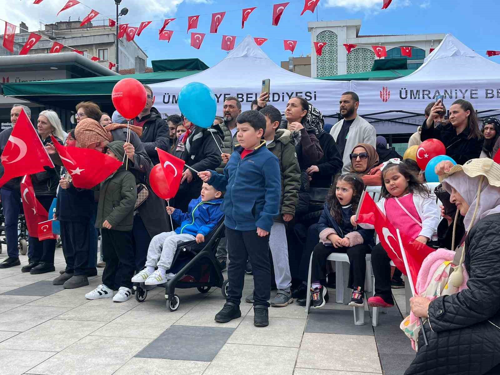 Ümraniye’de 23 Nisan coşkusu yaşandı
