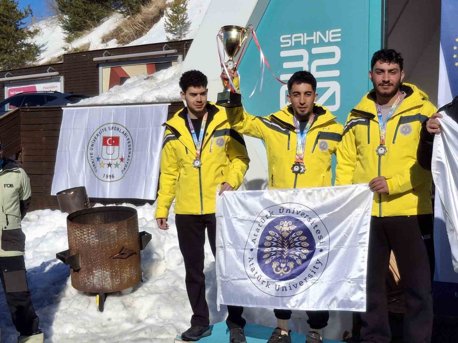 Ünilig kış oyunlarında Atatürk Üniversitesi rüzgârı
