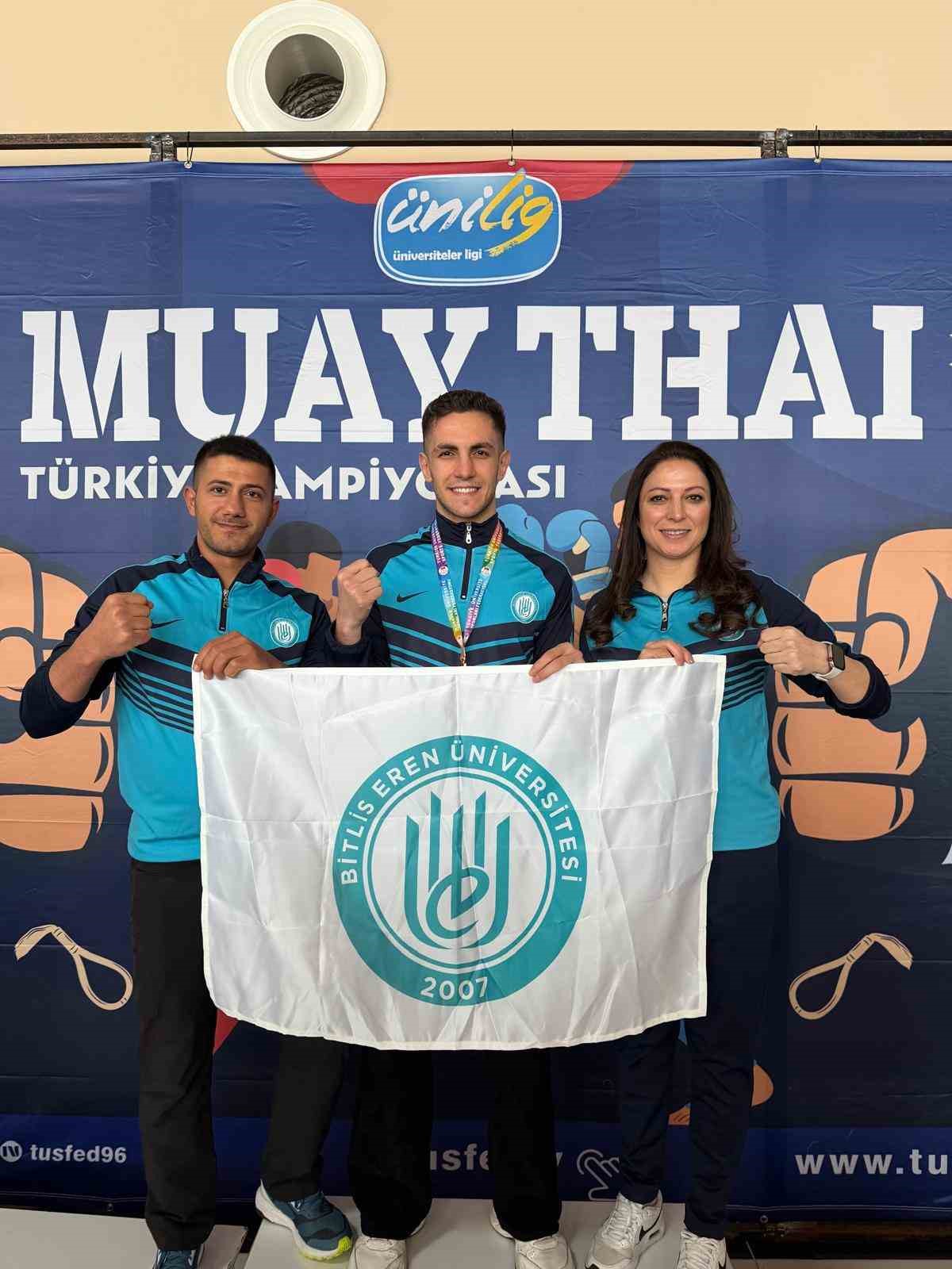 ÜNİLİG Muay Thai Türkiye Şampiyonası’nda BEÜ zirvede

