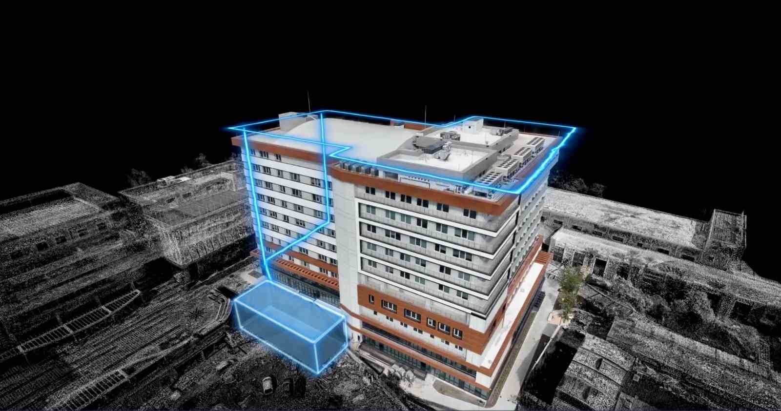 Üniversite kampüsünde, yağmur suyu hasatıyla 45 gün yetecek 546 ton su depolandı
