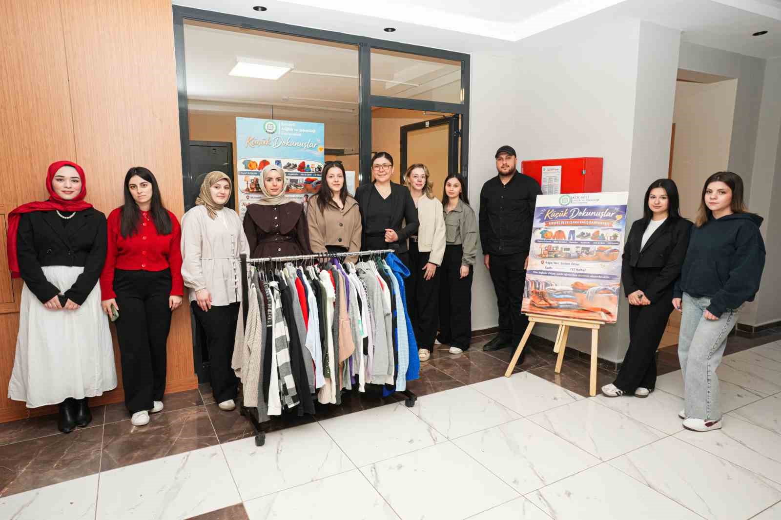 Üniversite öğrencilerinden yüreklere dokunan proje
