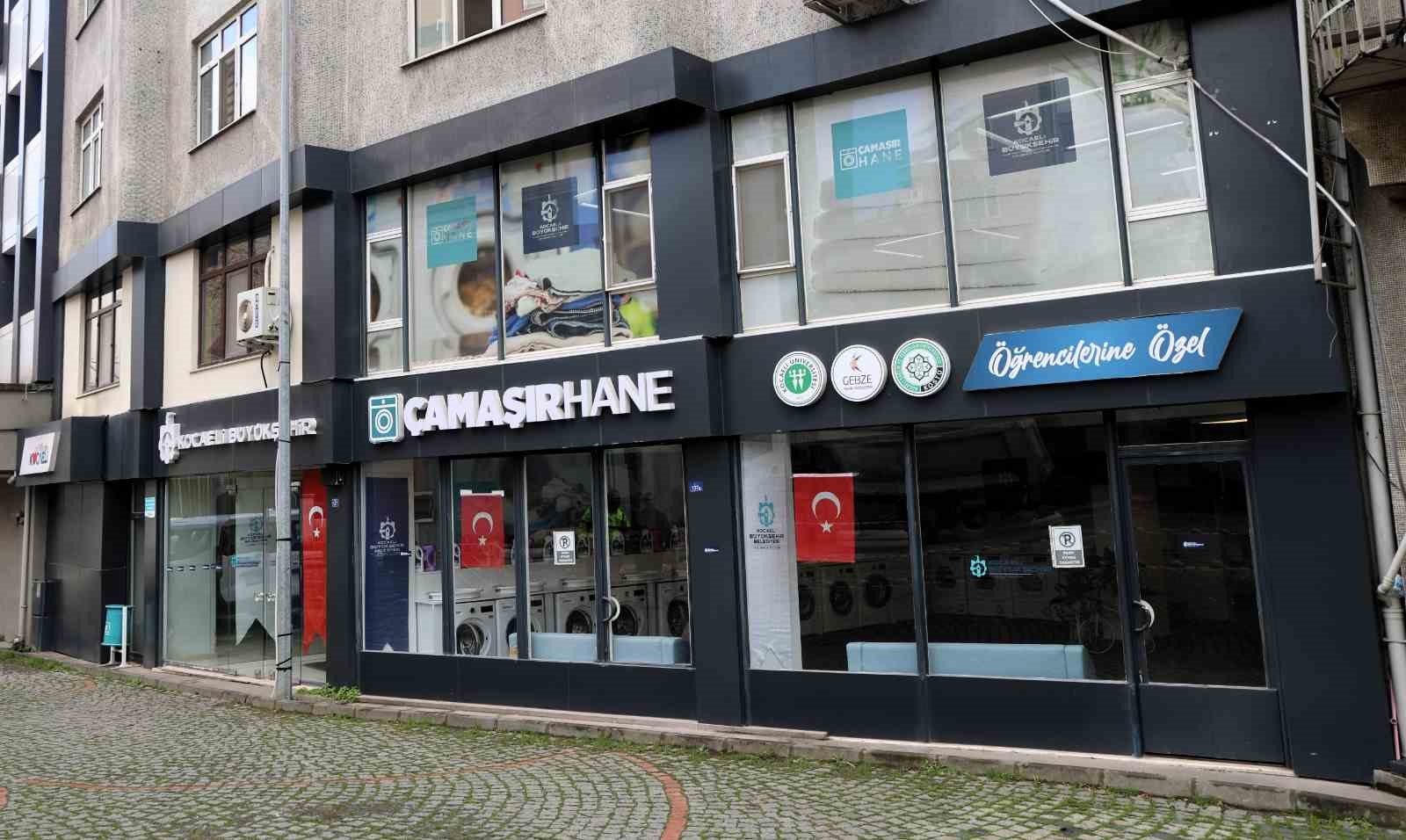 Üniversite öğrencilerine ücretsiz çamaşırhane hizmeti
