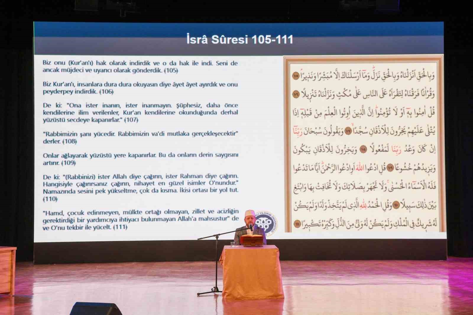 Üniversiteler Arası Kur’an-ı Kerim’i Güzel Okuma Yarışması düzenlendi
