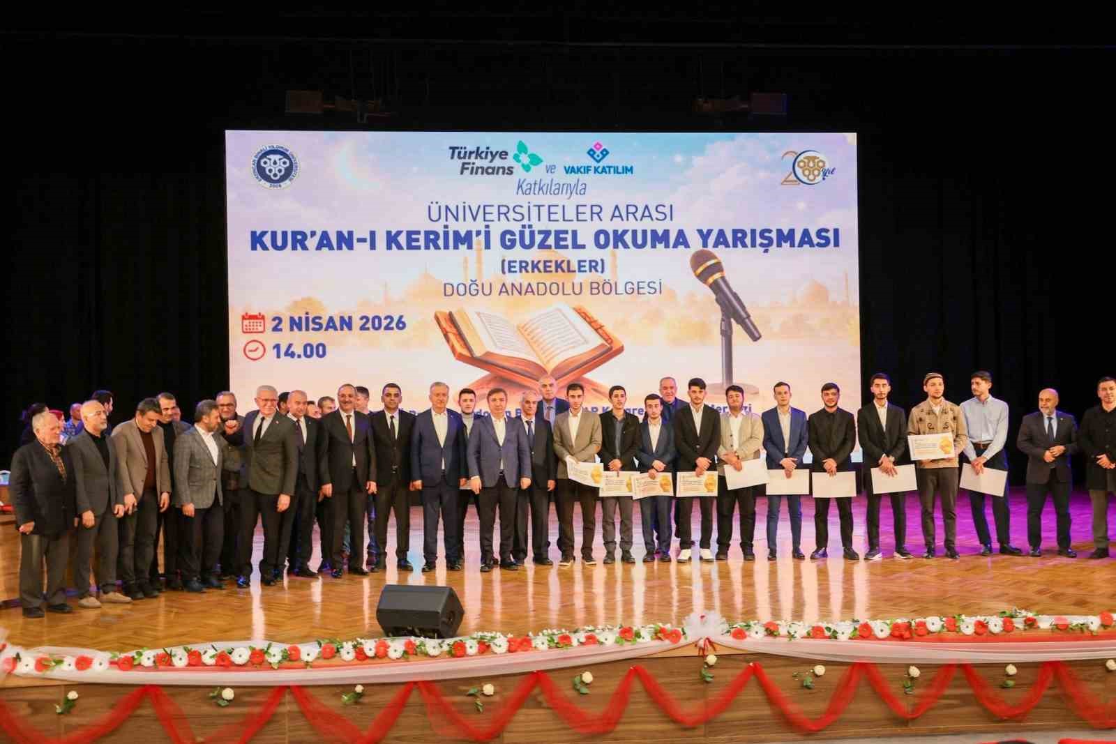 Üniversiteler Arası Kur’an-ı Kerim’i Güzel Okuma Yarışması düzenlendi

