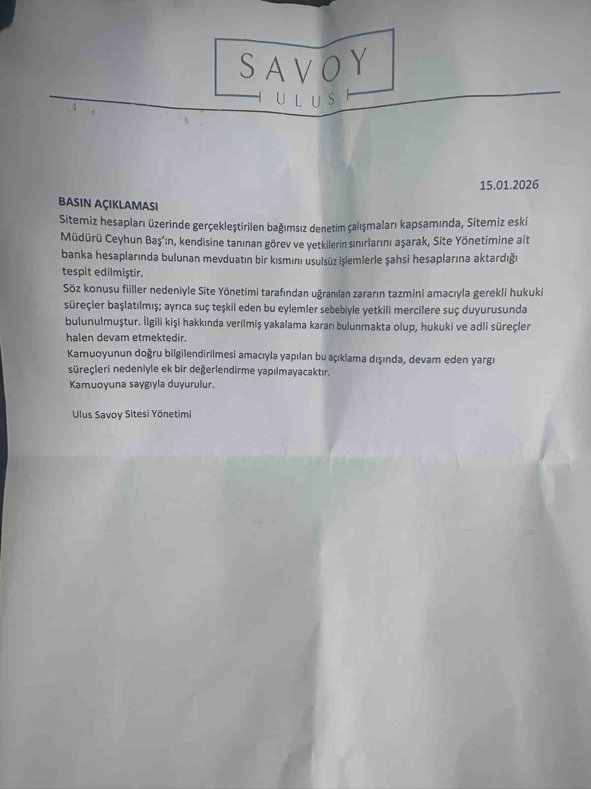 Ünlülerin yaşadığı sitede 1 milyon dolarlık vurgun iddiası
