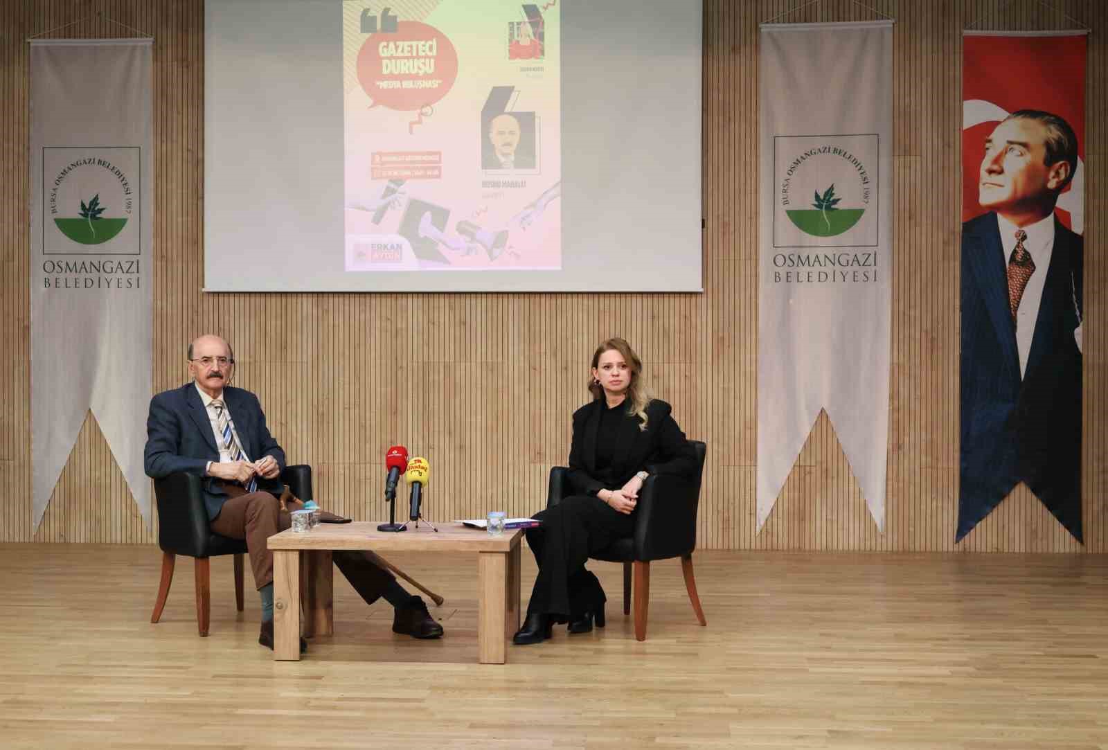 Usta gazeteci Hüsnü Mahalli, ’Medya Buluşmaları’nın konuğu oldu
Usta gazeteci Hüsnü Mahalli, ’Medya Buluşmaları’nın konuğu oldu