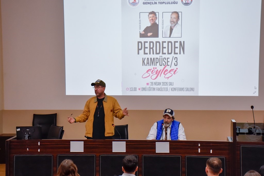 Usta oyuncular kampüste gençlerle buluştu, tecrübelerini anlattı
